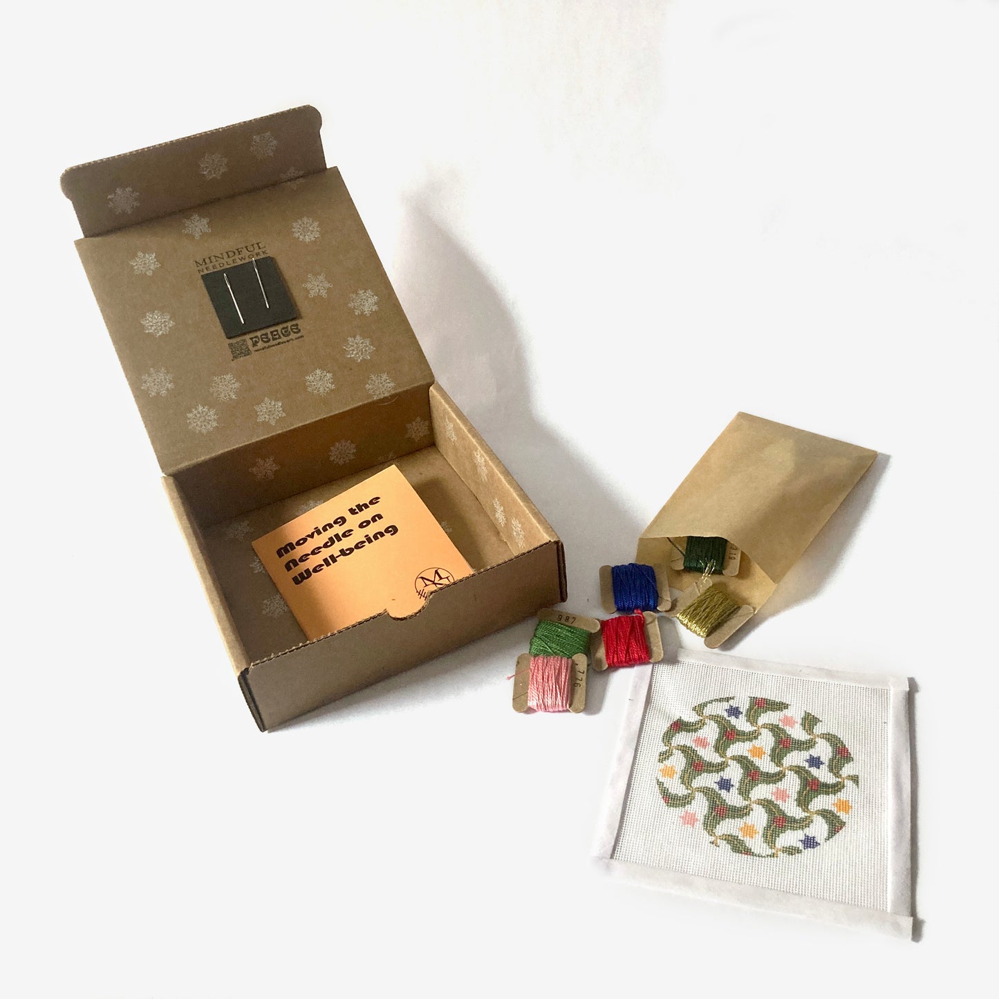 Holly Needlepoint Ornament Kit