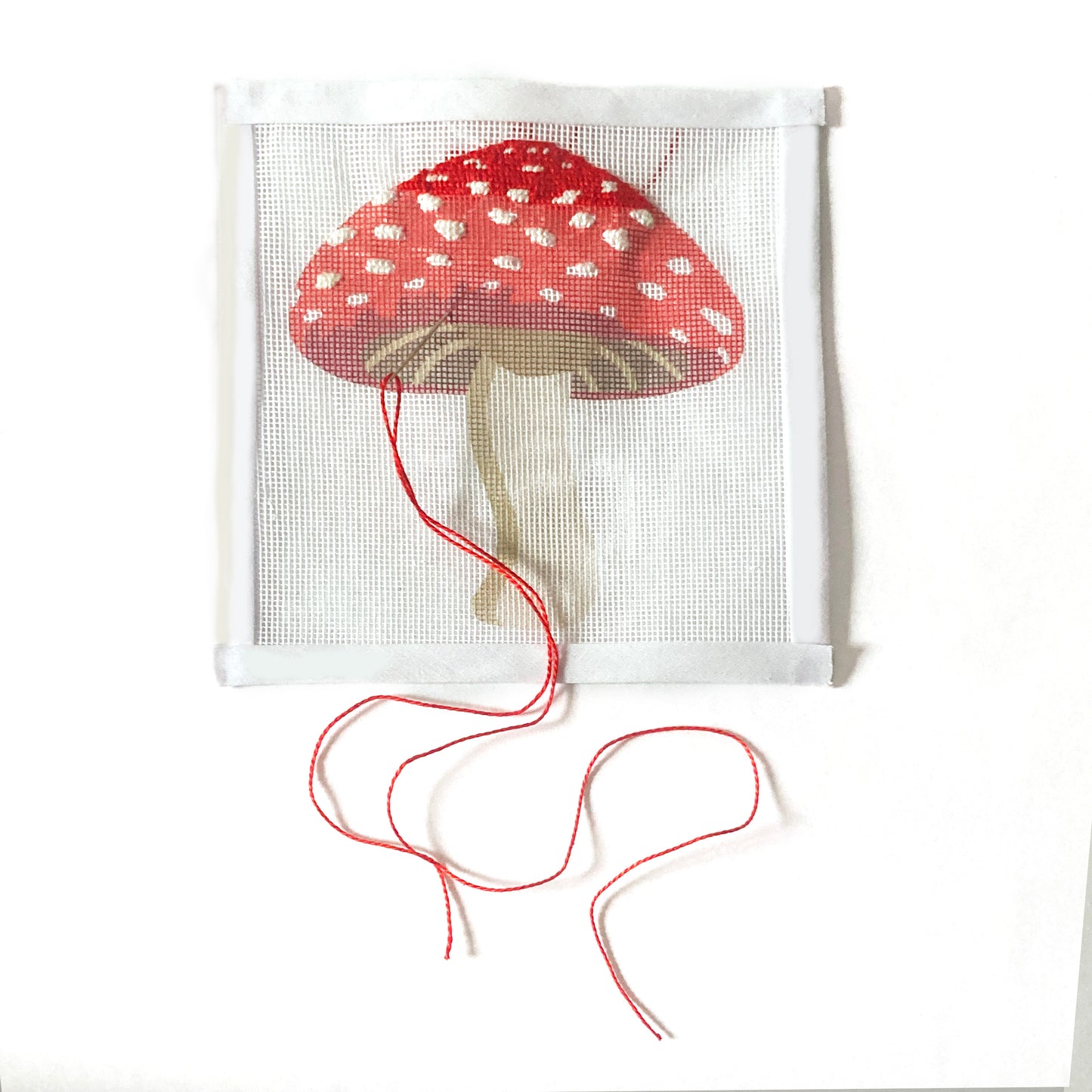 Mushroom Needlepoint Ornament Kit