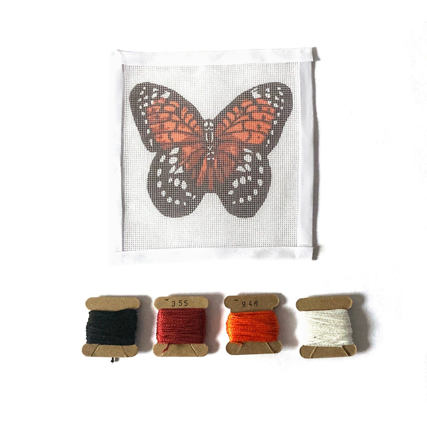 Butterfly Needlepoint Ornament Kit